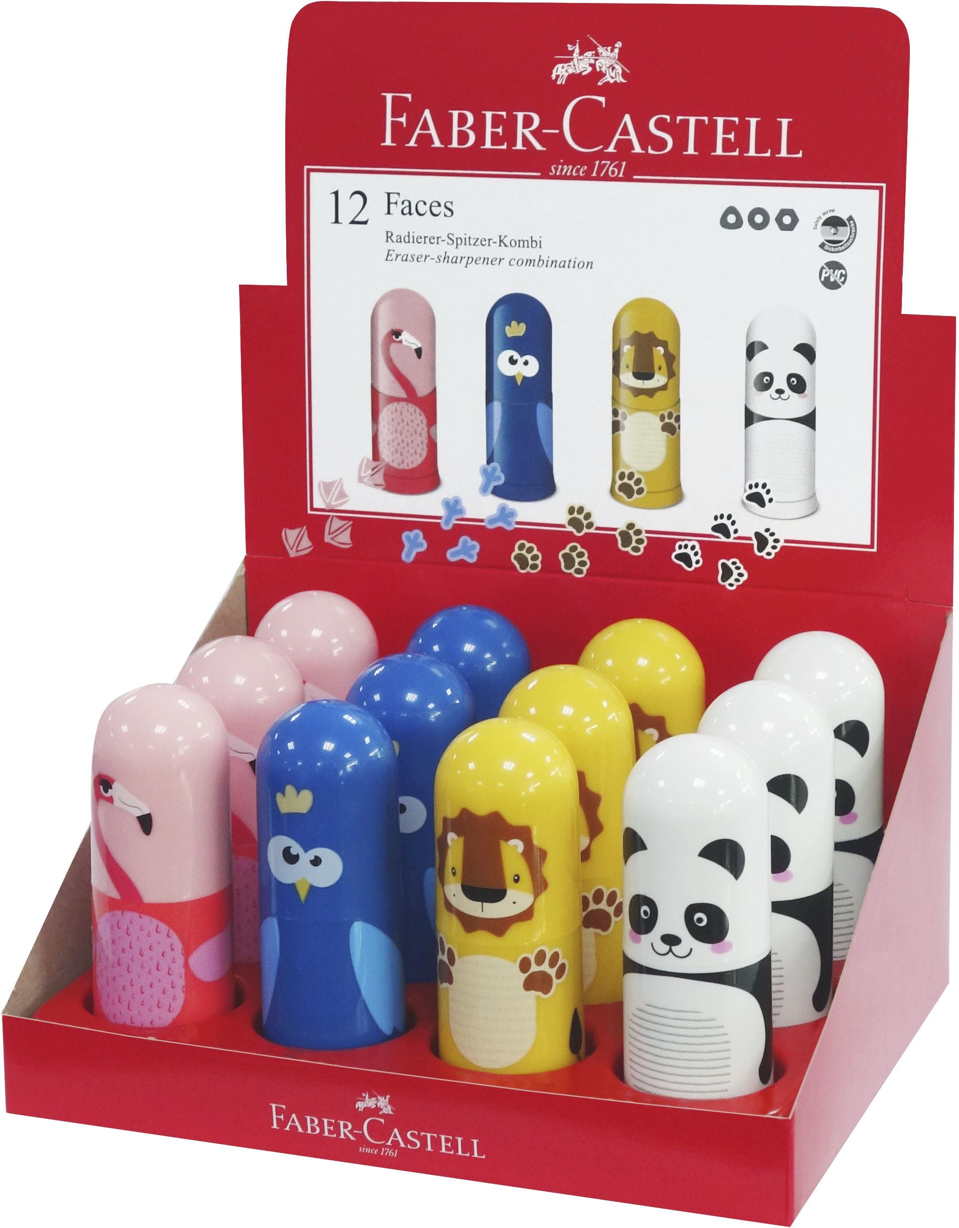 ASCUTITOARE SIMPLA CU RADIERA ANIMALE FABER-CASTELL ASCUTITOARE SIMPLA CU RADIERA ANIMALE FABER-CASTELL